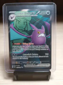 Pokemon TCG Team Rocket's Crobat ex 217/182 Sv10 Destined Rivals Ultra Rare Holo - Image 1