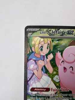 Pokemon Lillie's Clefairy ex SIR SV09: Journey Together 184/15 - Image 2