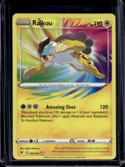 2020 Pokemon SWSH Vivid Voltage Raikou #050/185 - Image 1