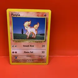 Vtg Pokemon Card **Ponyta** - Base Set No. 60/102 - Common - Image 1
