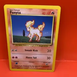 Vtg Pokemon Card **Ponyta** - Base Set No. 60/102 - Common - Image 2