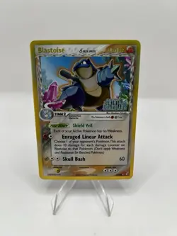 Pokemon TCG Blastoise 2/100 EX Crystal Guardians Reverse Holo Delta Species - MP - Image 1