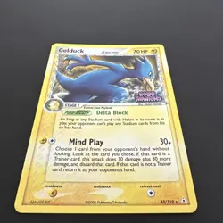 Pokemon Card - Golduck Holon Phantoms 43/110 Reverse Holo Stamped NM-LP - Image 4