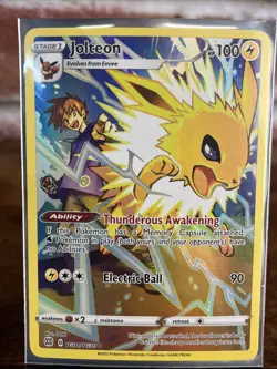 Jolteon TG04/TG30 Swsh09: Brilliant Stars Trainer Gallery Holo Pokemon TCG NM - Image 1