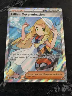 2025 Pokemon Mega Evolution Lillie's Determination Ultra Rare #169/132 - Image 1