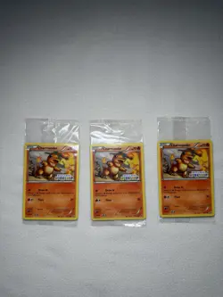 Pokemon Build-A-Bear Charmander Sealed Promo Card Bundle - Image 1