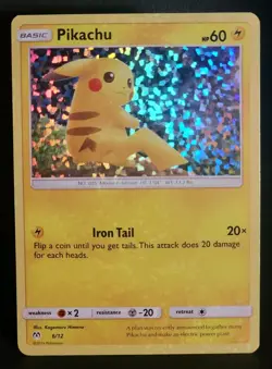 Pokemon TCG Pikachu 6/12 McDonalds 2019 Holo Promo Pokemon Card - Image 1