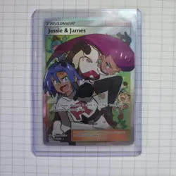 Pokemon Jessie & James Trainer Full Art 68/68 Hidden Fates ( Crimped ) - Image 1