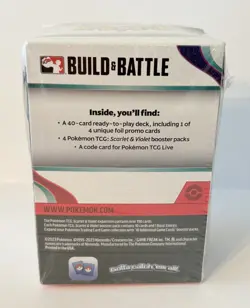 Pokemon TCG Scarlet & Violet Base Set - Build & Battle Box NEW SEALED - Image 3