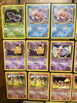 TCG Pokemon Mixed Card Lot Vintage. Jungle, Fossil, Gym Heroes 23 Cards - Image 2