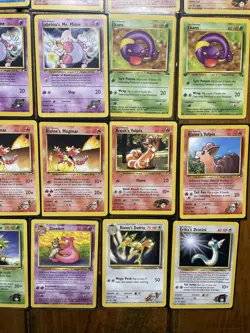 TCG Pokemon Mixed Card Lot Vintage. Jungle, Fossil, Gym Heroes 23 Cards - Image 5