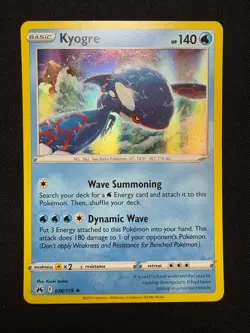 Kyogre 036/159 Holo Rare LP - Pokemon TCG Sword & Shield Crown Zenith CRZ - Image 1
