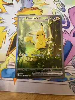 Pokemon Pikachu EX Full Art Foil Card 276/217 200 HP 120 Attack - Image 2