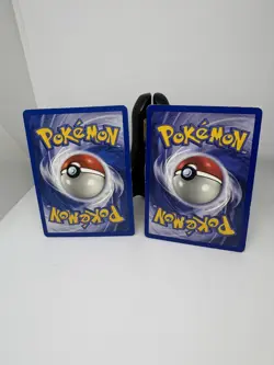 Pokemon TCG Pikachu 60/64 Jungle AND Pikachu 87/130 Pokemon Base Set 2 LP - Image 2