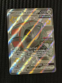 Iron Treads EX 073 S&V Black Star Promo Pokemon Paldean Fates Stamped - Image 1