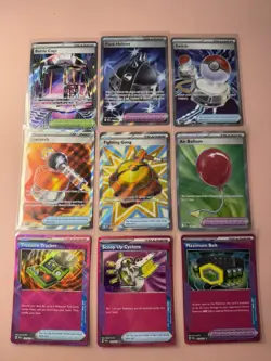Pokemon Card Lot - 12 Full Art Trainers, Stadiums, Items, Tools & 3 Ace Specs - Image 3