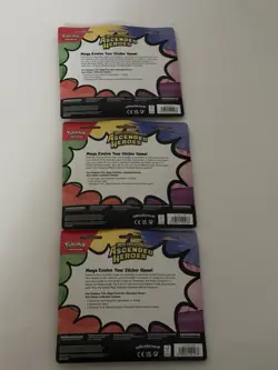 (x3) Pokemon Ascended Heroes Charmander Tech Sticker Collection - Image 2