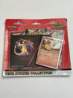 (x3) Pokemon Ascended Heroes Charmander Tech Sticker Collection - Image 3