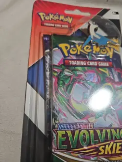 New POKEMON EVOLVING SKIES/CHILLING REIGN 2 PACK CHECKLANE BLIS LATIOS PIN RAY - Image 3