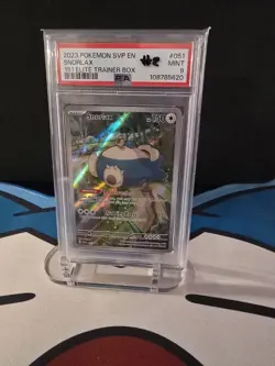 PSA 9 2023 POKEMON SVP EN-SV BLACK STAR PROMO 151 ELITE TRAINER BOX SNORLAX 051 - Image 1