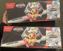 LOT OF 2 - Pokemon Prismatic Evolutions Surprise Box & Booster Bundle Sams Club - Image 2