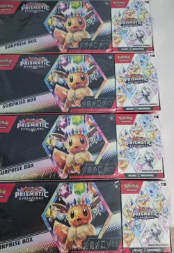 LOT OF 2 - Pokemon Prismatic Evolutions Surprise Box & Booster Bundle Sams Club - Image 4