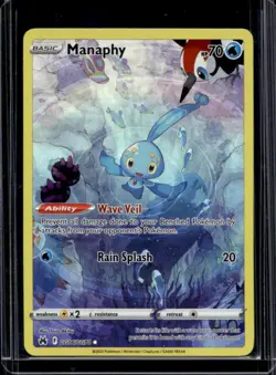 2023 Pokemon SWSH Crown Zenith Manaphy Galarian Gallery #GG06/GG70 - Image 1