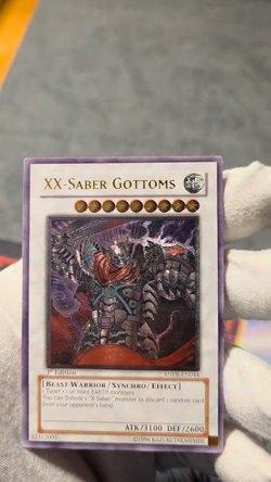 XX-Saber Gottoms (UTR) ANPR-EN044 Ancient Prophecy 1st Edition LP YUGIOH! TCG - Image 2