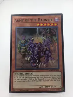 x1 Army of the Haunted - MZMU-EN002 - Super Rare - 1st Edition Yu-Gi-Oh! M/NM - Image 1