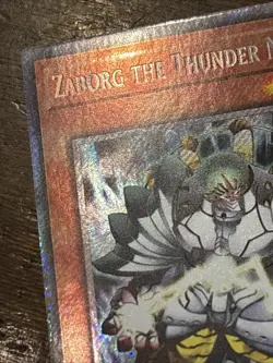 Zaborg the Thunder Monarch (Platinum Secret Rare) RA04-EN125 1st Edition LP - Image 2
