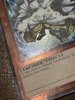 Zaborg the Thunder Monarch (Platinum Secret Rare) RA04-EN125 1st Edition LP - Image 3