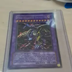 Yu-Gi-Oh! TCG Konami Five-Headed Dragon Ultra Rare SD09-ENSS1 Limited Edition - Image 1