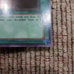 Card Destruction SDY-E038 Super Rare Played UNL Edition Yugioh Magic Card - Image 5