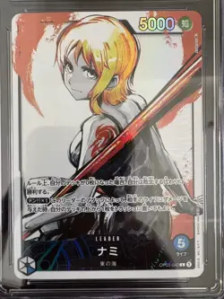 2023 One Piece JPN Nami OP03-040 L Pillars of Strength Alt Art CGC PRISTINE 10 - Image 2