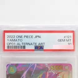PSA 10 Yamato OP01-121 SEC ALT ART Romance Dawn ONE PIECE CARD GAME japanese - Image 3