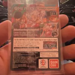 Bandai One Piece CCG Monkey.D.Luffy Promo Card Illinois Basketball US Voyage - Image 2