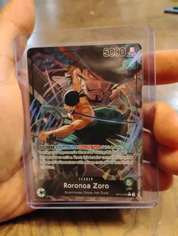 Roronoa Zoro (020) (Alternate Art) OP12-020 Legacy of the Master Foil - Image 1