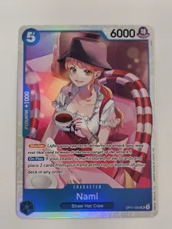 Nami (054) OP11-054 A Fist of Divine Speed Foil One Piece - Image 1
