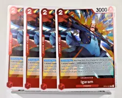 OP04-002 Igaram - Rare - Kingdoms of Intrigue One Piece CCG x4 Playset NM - Image 1