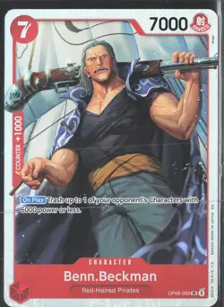 One Piece TCG Benn Beckman OP09-009 SR Holo - Image 1