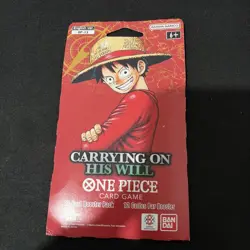 One Piece single Blister pack : Carrying On His Will OP-13 Factory Sealed - Image 1
