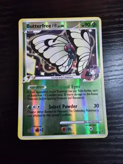 Butterfree FB 17/147 Supreme Victors Reverse Holo Rare Pokemon Card - LP/MP - Image 1