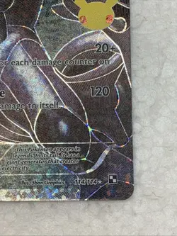 Zekrom - 114/114 - Pokemon Celebrations Classic Collection Ultra Rare Card NM - Image 3