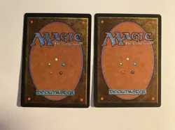 2X Played MTG Magic The Gathering Nameless Race The Dark Rare Cards - Image 2