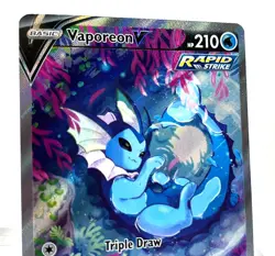 Vaporeon V - SWSH181 Alternate Art Pokemon Promo TCG Trading Card - Image 2