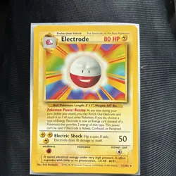 Pokemon Card - Base Set - Electrode - 21/102 - Image 1