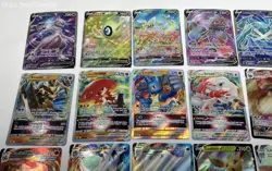 Lot of 54 V, VStar, & VMax Pokemon TCG Trading Cards - Image 2