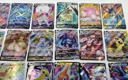 Lot of 54 V, VStar, & VMax Pokemon TCG Trading Cards - Image 3