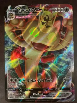Meowth VMAX SWSH005 SWSH: Sword & Shield Promo Cards Holo - Image 1