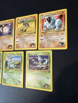 Vintage Pokemon Gym Challenge 7 Card Lot - Rares, 1st Eds, & More - LP/MP - Image 3